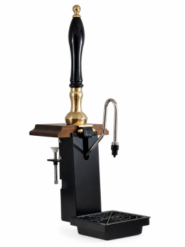 NEW 1/4pt Paragon Plus Clamp-On Brass & Oak - Handpull Beer Engine