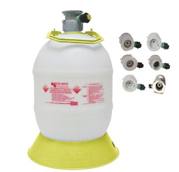 15 litre Pressurised Dumpy Beer Line Cleaning Bottle 