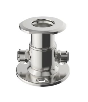 Key Keg Cleaning Socket with 2 x 3/8” John Guest