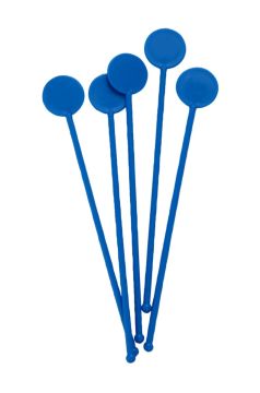 7" Blue Disc Stirrers - Pack 100