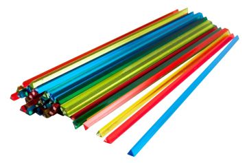 7" Assorted Prism Stirrer - Pack 1000