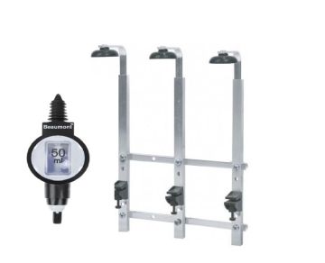 3 Bottle Wall Bar 70cl/1 litre with 3 x 50ml Deluxe measures