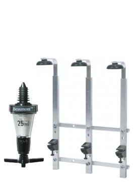 3 Bottle Wall Bar 70cl/1 litre with measures