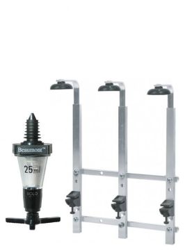 3 Bottle Wall Bar 70cl/1 litre with 3 x 25ml measures