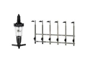 6 Bottle Wall Bar 70cl/1 litre with 6 x 35ml measures