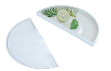 Plastic Bar Cutting Board & Lid