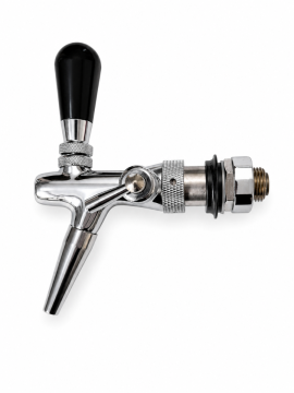 35mm Chrome Compensator Beer Tap With Creamer Nozzle