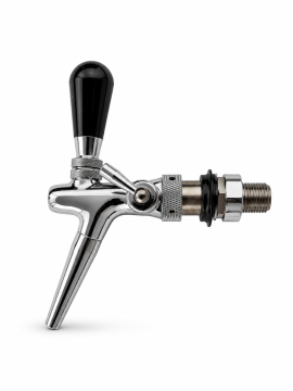 45mm Chrome Compensator Beer Tap with Creamer Nozzle