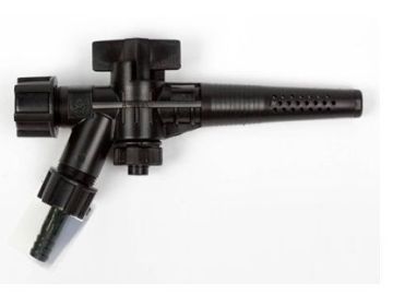 3/4" BSP HD Cask Beer Turndown Tap with Hex Burr & 1/2" Hose Tail