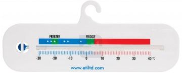 Horizontal Fridge / Freezer Thermometer