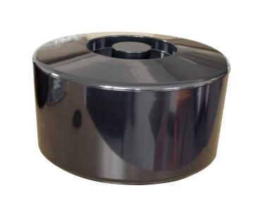 Large Round Black Ice Bucket - 10 Litres