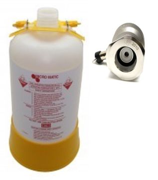 5 litre Beer Line Cleaning Bottle with Key Keg Cap & Tube