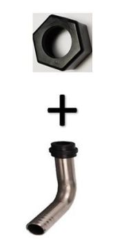 L Thread Turn Down Spout & Nut