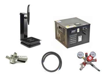 Single Product CO2 Keg Beer Dispense KIT with New Shelf Cooler