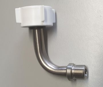3/4" Hex Burr & Threaded Turndown Spout 