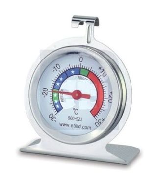 Stainless Steel Fridge / Freezer Thermometer
