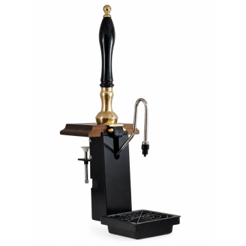 NEW 1/4pt Paragon Plus Clamp-On Brass & Oak - Handpull Beer Engine