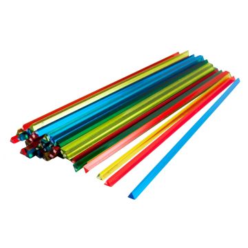 7" Assorted Prism Stirrer - Pack 1000
