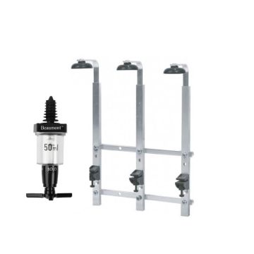 3 Bottle Wall Bar 70cl/1 litre with 3 x 50ml measures