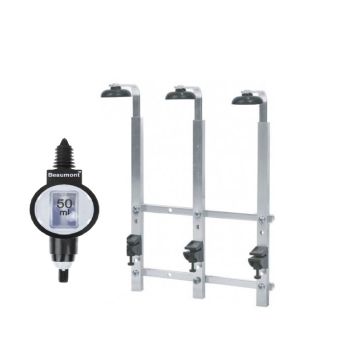 3 Bottle Wall Bar 70cl/1 litre with 3 x 50ml Deluxe measures