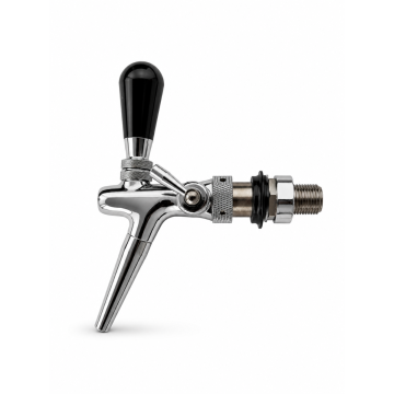 45mm Chrome Compensator Beer Tap with Creamer Nozzle