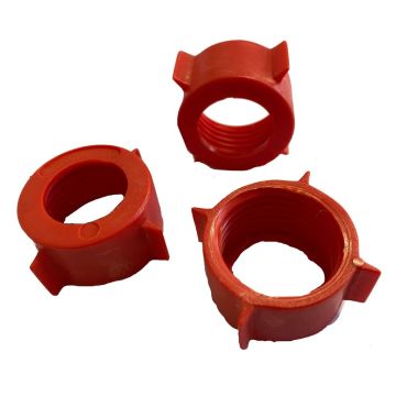 Plastic Hex Burr L Thread