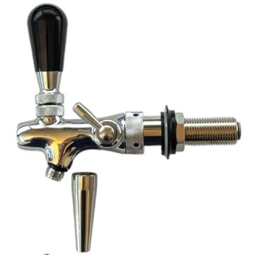35mm Chrome Compensator Beer Tap With Creamer Nozzle