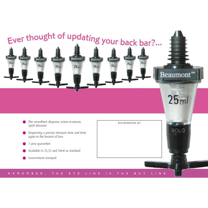 25ml Push Up Spirit Measure