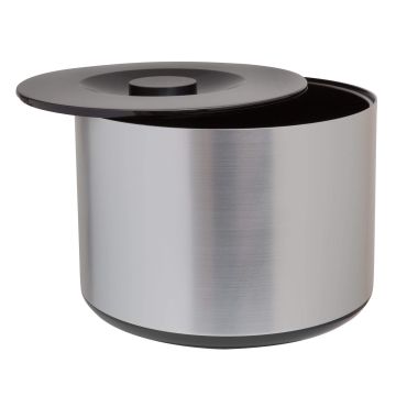 Large Round Aluminium Ice Bucket - 10 litres