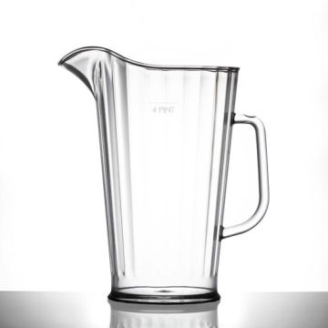 4 Pint Plastic Reusable Jug CE