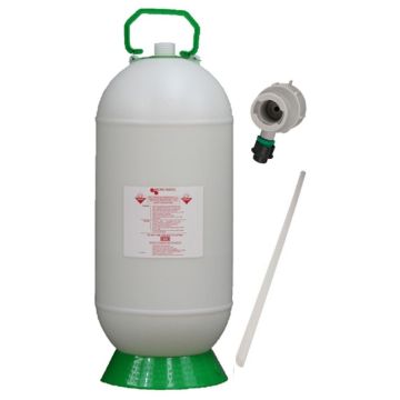 50 litre Beer Line Cleaning Bottle with Type A Cap & Tube 
