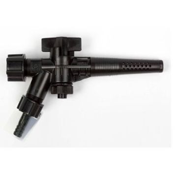 3/4" BSP HD Cask Beer Turndown Tap with Hex Burr & 1/2" Hose Tail