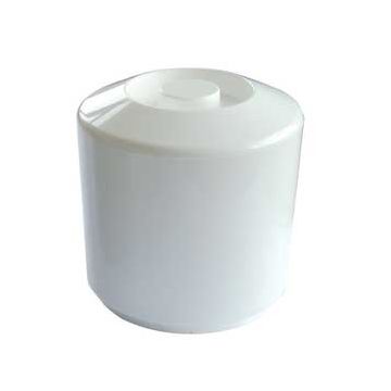 Standard Round White Plastic Ice Bucket