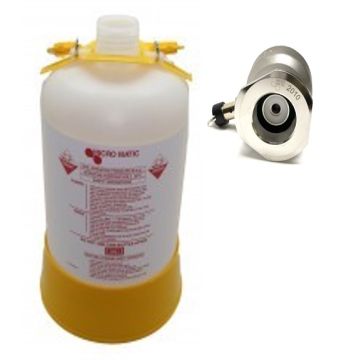 5 litre Beer Line Cleaning Bottle with Key Keg Cap & Tube