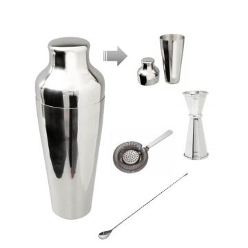 Mezclar Deluxe Cocktail Kit - Stainless Steel 