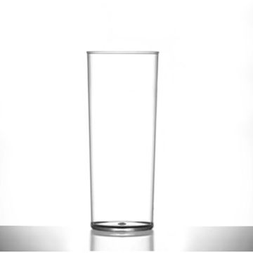 12oz Plastic Reusable Hiball Glass Clear CE