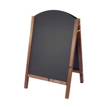 Reversible Framed Wooden Curved A-Board