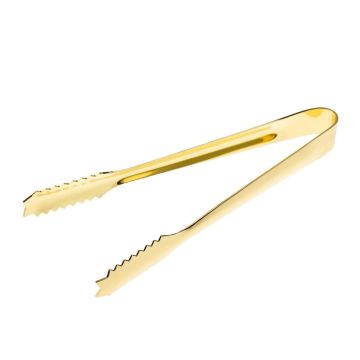 Gold Plated 7″ Ice Tong