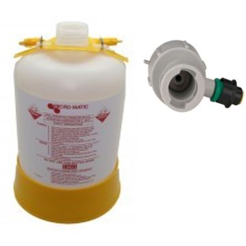 5 litre Beer Line Cleaning Bottle with Type U Cap & Tube