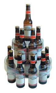 Stepped Acrylic Bottle Display Stand