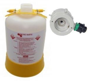 5 litre Beer Line Cleaning Bottle with Type D Cap & Tube
