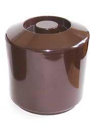 Standard Round Brown Plastic Ice Bucket