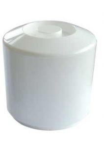 Standard Round White Plastic Ice Bucket