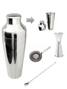 Mezclar Deluxe Cocktail Kit - Stainless Steel 