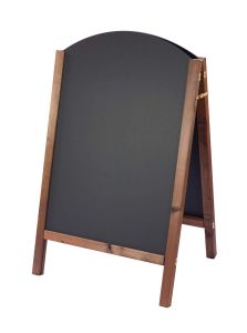 Reversible Framed Wooden Curved A-Board