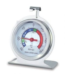 Stainless Steel Fridge / Freezer Thermometer