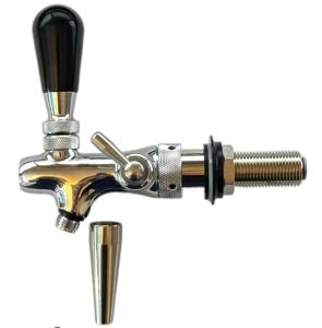 Chrome Compensator Beer Tap With Creamer Nozzle